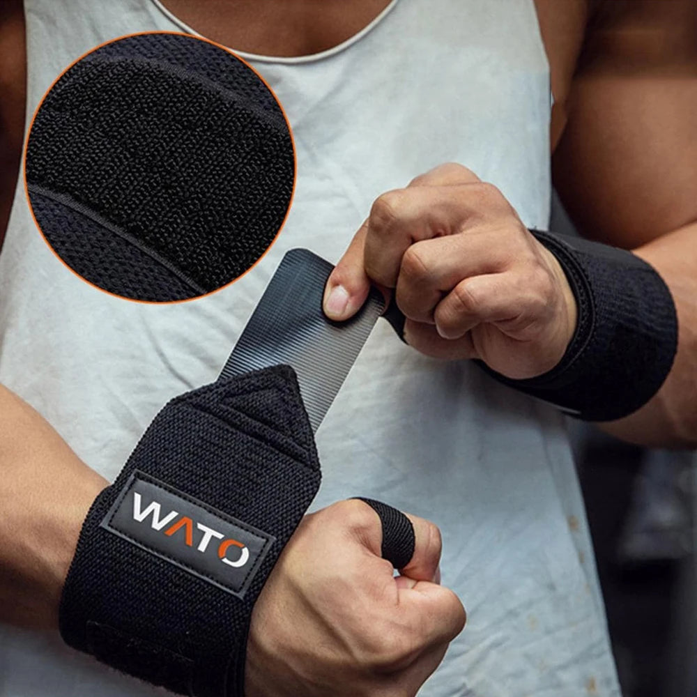 Fitness Wrist Wraps for Weightlifting 18" Wrist Guards Wrist Support with Heavy Duty Thumb Loop Powerlifting Strength Training