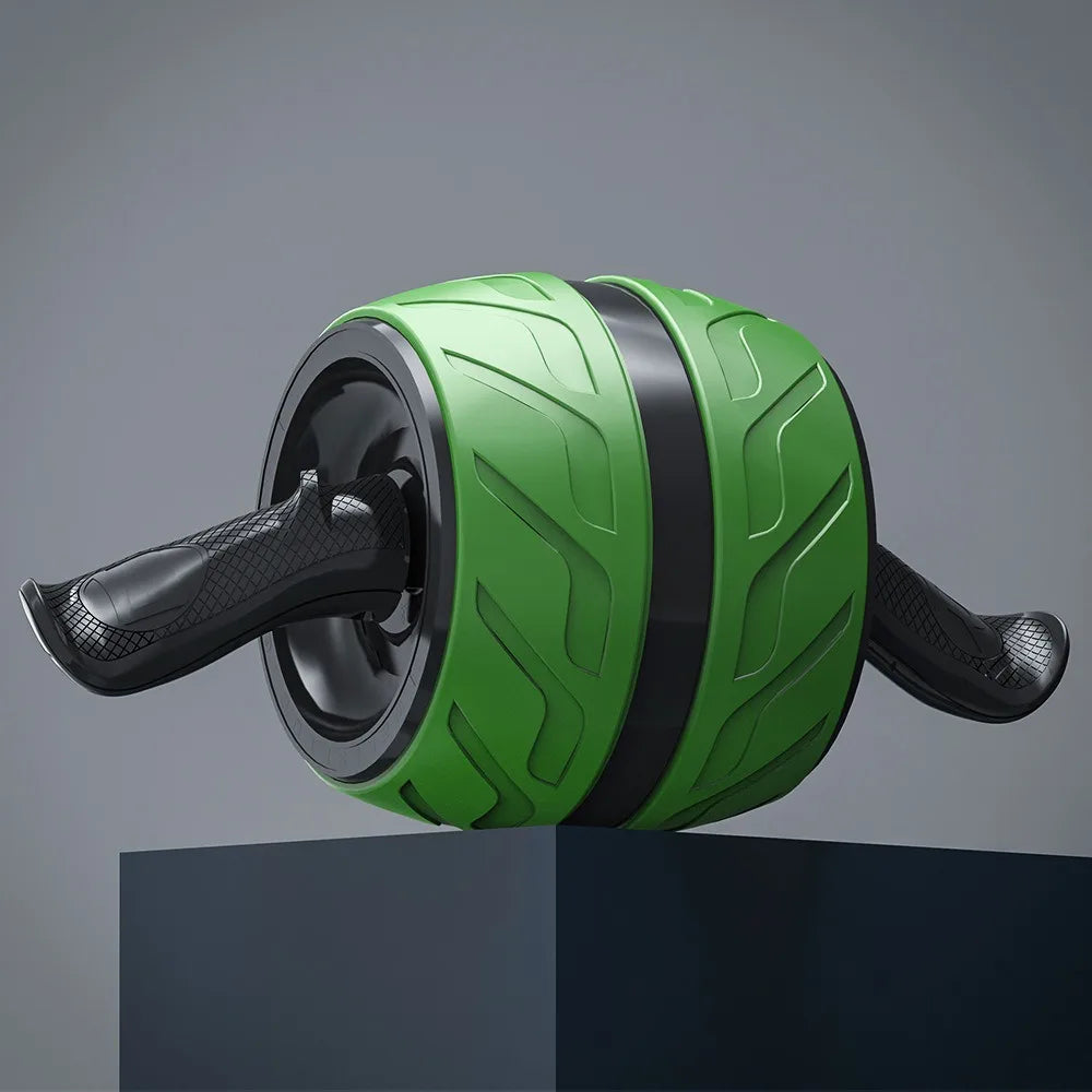 Mini Rebound Abdominal Workout Roller Ergonomic Grip Thicken AB Roller with Knee Mat Strengthen Muscle Abdominal Exercise Wheel