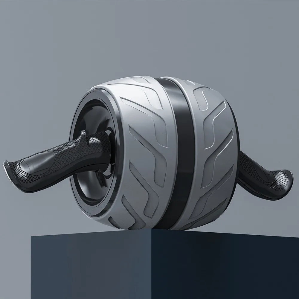 Mini Rebound Abdominal Workout Roller Ergonomic Grip Thicken AB Roller with Knee Mat Strengthen Muscle Abdominal Exercise Wheel
