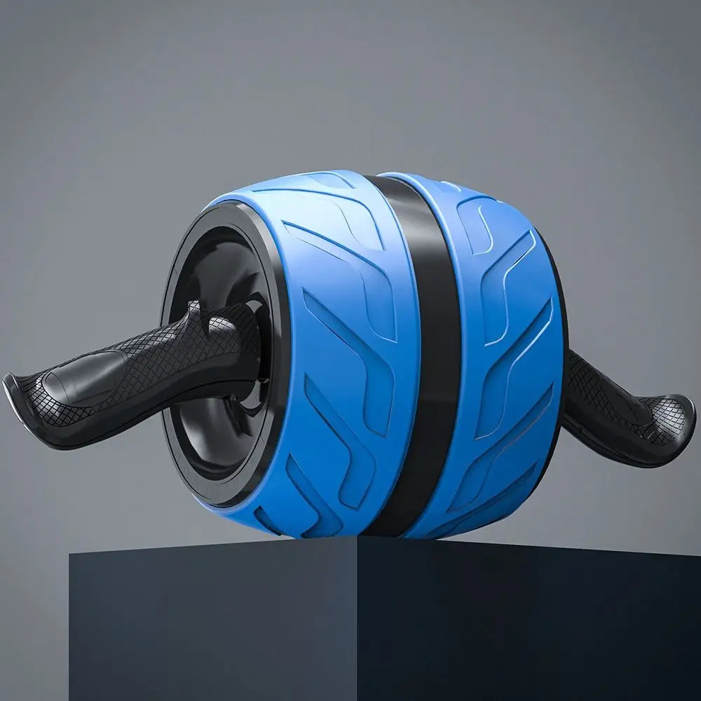 Mini Rebound Abdominal Workout Roller Ergonomic Grip Thicken AB Roller with Knee Mat Strengthen Muscle Abdominal Exercise Wheel