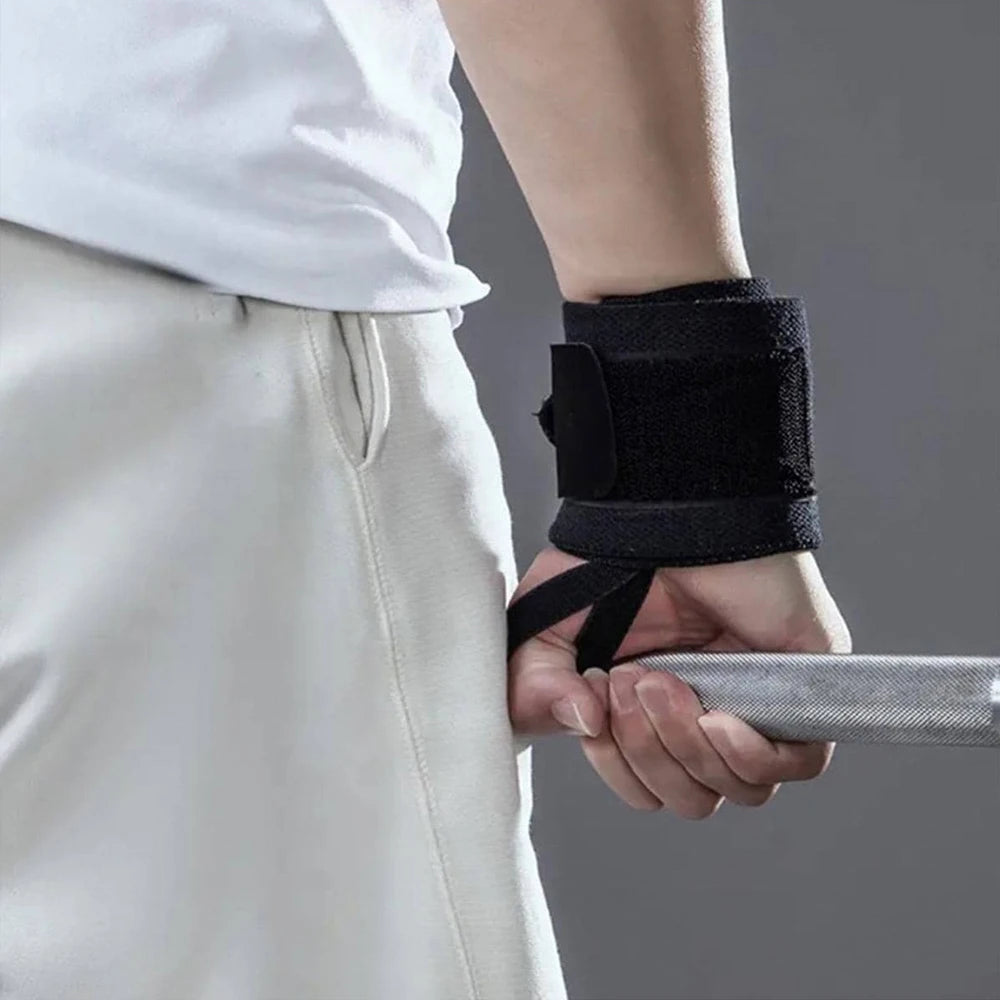 Fitness Wrist Wraps for Weightlifting 18" Wrist Guards Wrist Support with Heavy Duty Thumb Loop Powerlifting Strength Training
