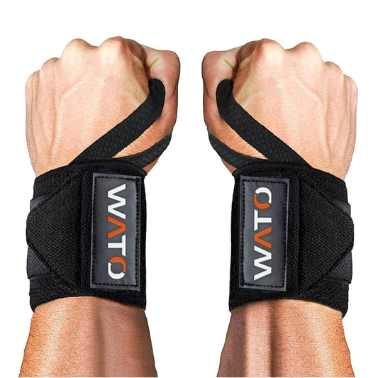 Fitness Wrist Wraps for Weightlifting 18" Wrist Guards Wrist Support with Heavy Duty Thumb Loop Powerlifting Strength Training